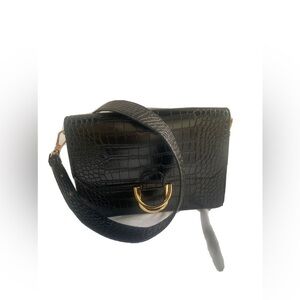 Madison West Black Crossbody Bag NWOT